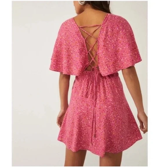 Free People Florence Mini Dress in Femme Combo - Picture 4 of 11